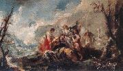 GUARDI, Gianantonio The Healing of Tobias s Father oil painting artist